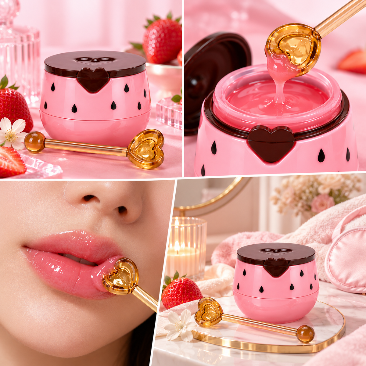 Heart Lip Mask – Hydrating Lip Care with Heart Applicator