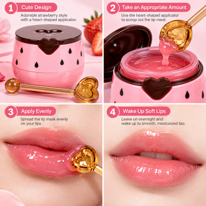 Heart Lip Mask – Hydrating Lip Care with Heart Applicator