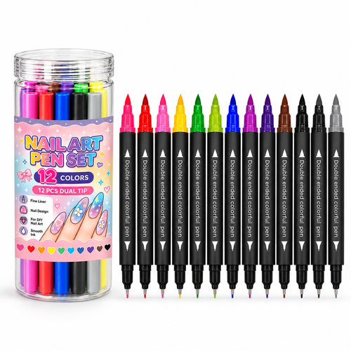 Dual-Ended Nail Art Pen Set